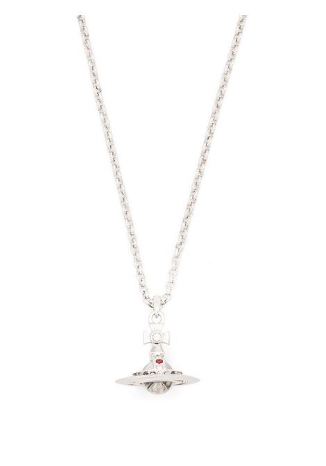 new petit orb pendant necklace woman platinum VIVIENNE WESTWOOD | 63020098-02P019-CNP019